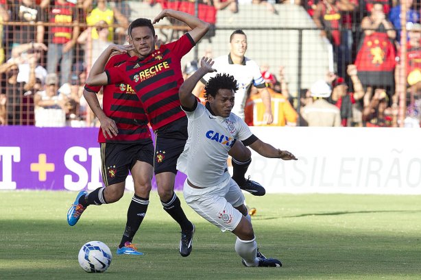 Durante a partida entre Sport/Recife x Corinthians, realizada esta tarde na Ilha do Retiro, válida pela 7ª rodada do Campeonato Brasileiro de 2014