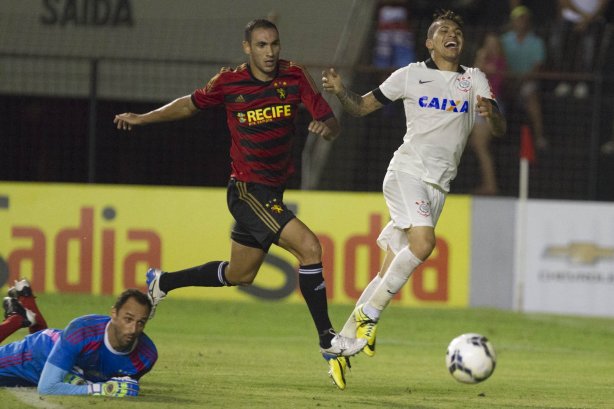 Durante a partida entre Sport/Recife x Corinthians, realizada esta tarde na Ilha do Retiro, válida pela 7ª rodada do Campeonato Brasileiro de 2014