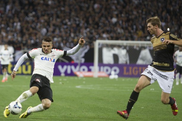Durante a partida Corinthians x Botafogo, realizada esta tarde na Arena Corinthians, válida pela 9ª rodada do Campeonato Brasileiro de 2014