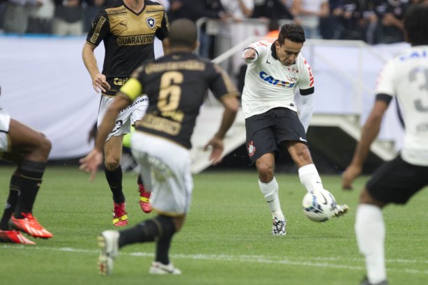 Durante a partida Corinthians x Botafogo, realizada esta tarde na Arena Corinthians, válida pela 9ª rodada do Campeonato Brasileiro de 2014