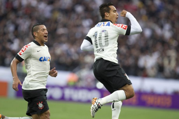 Durante a partida Corinthians x Botafogo, realizada esta tarde na Arena Corinthians, válida pela 9ª rodada do Campeonato Brasileiro de 2014