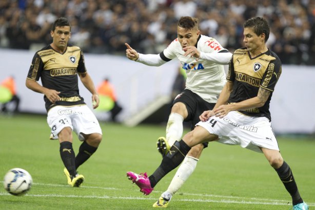 Durante a partida Corinthians x Botafogo, realizada esta tarde na Arena Corinthians, válida pela 9ª rodada do Campeonato Brasileiro de 2014