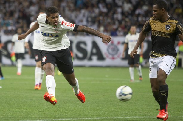 Durante a partida Corinthians x Botafogo, realizada esta tarde na Arena Corinthians, válida pela 9ª rodada do Campeonato Brasileiro de 2014