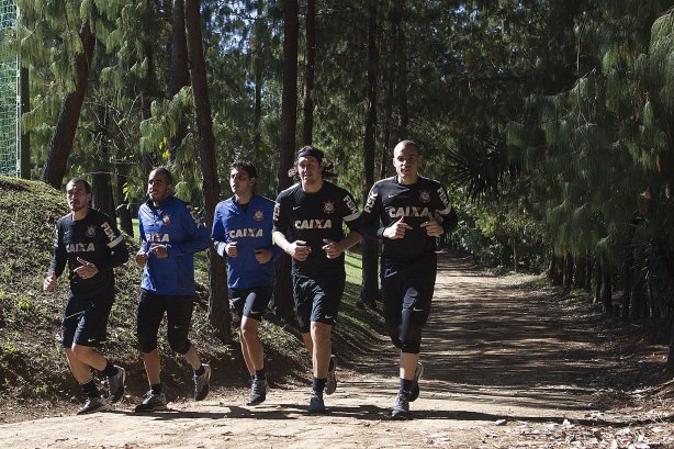 Durante o treino desta manhã no Hotel Fazenda das Amoreiras, na cidade de Extrema/MG. O time faz uma intertemporada preparando-se para o próximo jogo dia 17/07 contra o Internacional/RS, na Arena Corinthians, válido pela 10ª rodada do Campeonato Brasileiro de 2014