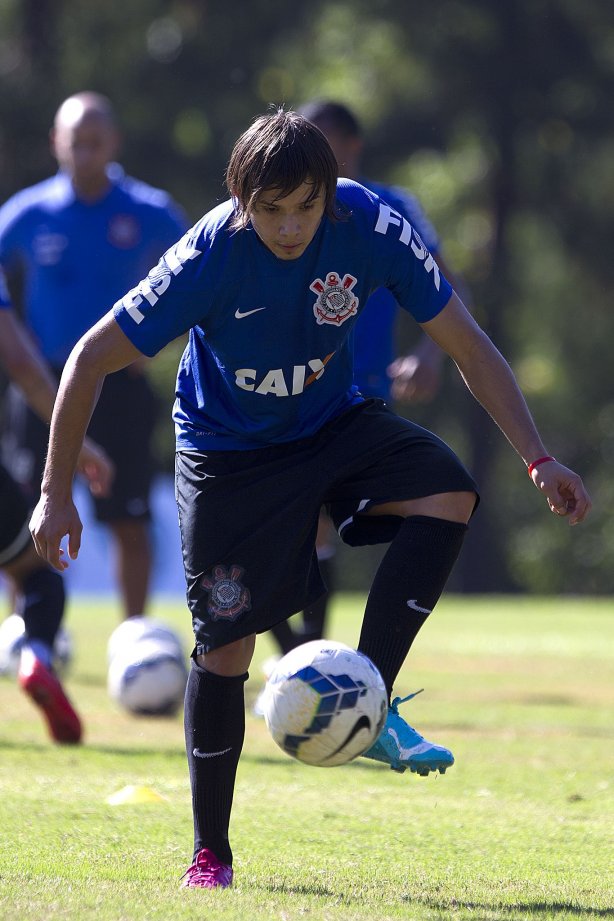 Durante o treino desta manhã no Hotel Fazenda das Amoreiras, na cidade de Extrema/MG. O time faz uma intertemporada preparando-se para o próximo jogo dia 17/07 contra o Internacional/RS, na Arena Corinthians, válido pela 10ª rodada do Campeonato Brasileiro de 2014