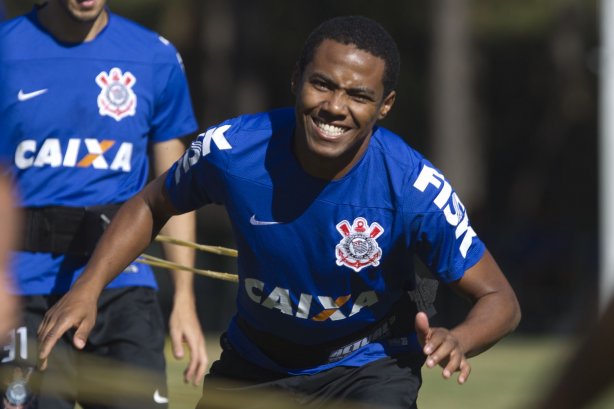 Durante o treino desta manhã no Hotel Fazenda das Amoreiras, na cidade de Extrema/MG. O time faz uma intertemporada preparando-se para o próximo jogo dia 17/07 contra o Internacional/RS, na Arena Corinthians, válido pela 10ª rodada do Campeonato Brasileiro de 2014