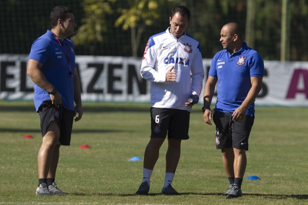 Durante o treino desta manhã no Hotel Fazenda das Amoreiras, na cidade de Extrema/MG. O time faz uma intertemporada preparando-se para o próximo jogo dia 17/07 contra o Internacional/RS, na Arena Corinthians, válido pela 10ª rodada do Campeonato Brasileiro de 2014