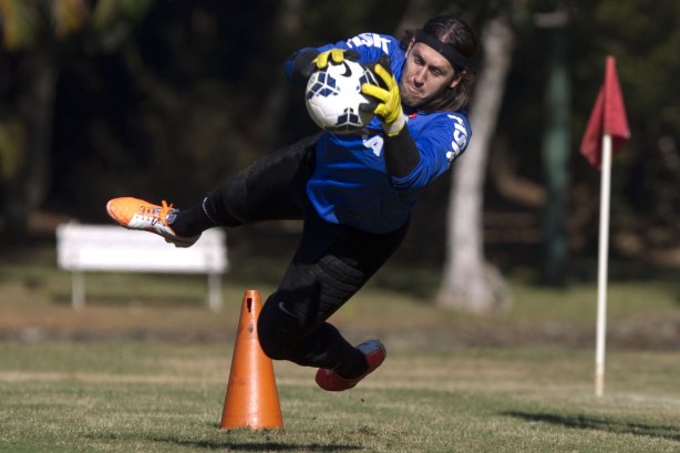 Durante o treino desta manhã no Hotel Fazenda das Amoreiras, na cidade de Extrema/MG. O time faz uma intertemporada preparando-se para o próximo jogo dia 17/07 contra o Internacional/RS, na Arena Corinthians, válido pela 10ª rodada do Campeonato Brasileiro de 2014