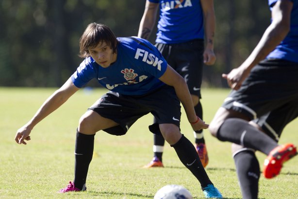 Durante o treino desta manhã no Hotel Fazenda das Amoreiras, na cidade de Extrema/MG. O time faz uma intertemporada preparando-se para o próximo jogo dia 17/07 contra o Internacional/RS, na Arena Corinthians, válido pela 10ª rodada do Campeonato Brasileiro de 2014