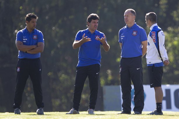 Durante o treino desta manhã no Hotel Fazenda das Amoreiras, na cidade de Extrema/MG. O time faz uma intertemporada preparando-se para o próximo jogo dia 17/07 contra o Internacional/RS, na Arena Corinthians, válido pela 10ª rodada do Campeonato Brasileiro de 2014
