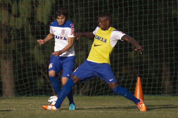 Durante o treino esta tarde no Hotel Fazenda das Amoreiras na cidade de Extrema/MG. O time faz uma intertemporada preparando-se para o próximo jogo dia 17/07 contra o Internacional/RS, na Arena Corinthians, válido pela 10ª rodada do Campeonato Brasileiro de 2014