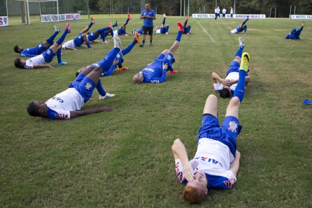 Durante o treino esta tarde no Hotel Fazenda das Amoreiras na cidade de Extrema/MG. O time faz uma intertemporada preparando-se para o próximo jogo dia 17/07 contra o Internacional/RS, na Arena Corinthians, válido pela 10ª rodada do Campeonato Brasileiro de 2014