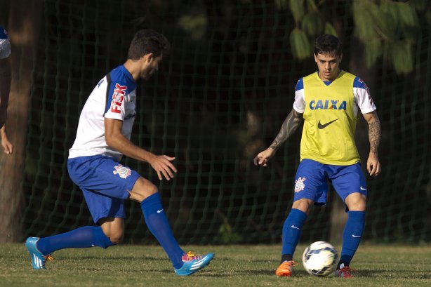 Durante o treino esta tarde no Hotel Fazenda das Amoreiras na cidade de Extrema/MG. O time faz uma intertemporada preparando-se para o próximo jogo dia 17/07 contra o Internacional/RS, na Arena Corinthians, válido pela 10ª rodada do Campeonato Brasileiro de 2014
