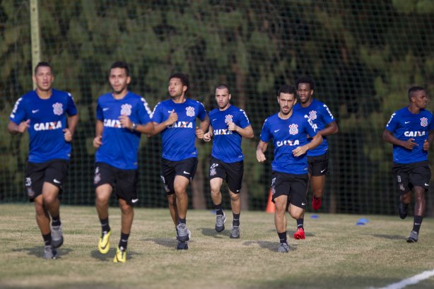 Durante o treino desta tarde no Hotel Fazenda das Amorerias, na cidade de Extrema/MG. O time faz uma intertemporada preparando-se para o próximo jogo dia 17/07 contra o Internacional/RS, na Arena Corinthians, válido pela 10ª rodada do Campeonato Brasileiro de 2014