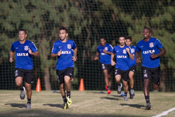 Durante o treino desta tarde no Hotel Fazenda das Amorerias, na cidade de Extrema/MG. O time faz uma intertemporada preparando-se para o próximo jogo dia 17/07 contra o Internacional/RS, na Arena Corinthians, válido pela 10ª rodada do Campeonato Brasileiro de 2014