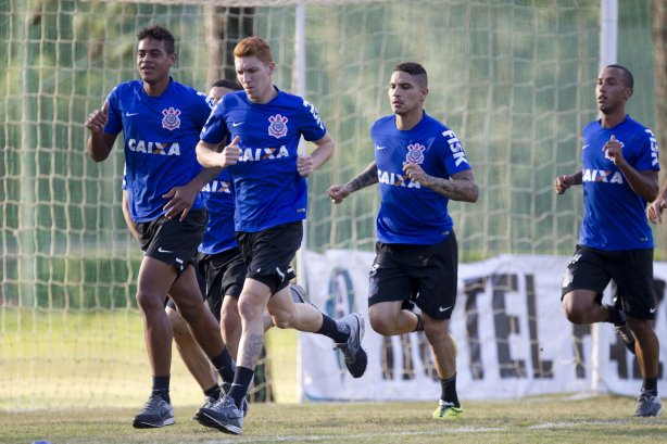 Durante o treino desta tarde no Hotel Fazenda das Amorerias, na cidade de Extrema/MG. O time faz uma intertemporada preparando-se para o próximo jogo dia 17/07 contra o Internacional/RS, na Arena Corinthians, válido pela 10ª rodada do Campeonato Brasileiro de 2014