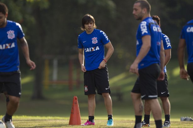 Durante o treino desta tarde no Hotel Fazenda das Amorerias, na cidade de Extrema/MG. O time faz uma intertemporada preparando-se para o próximo jogo dia 17/07 contra o Internacional/RS, na Arena Corinthians, válido pela 10ª rodada do Campeonato Brasileiro de 2014