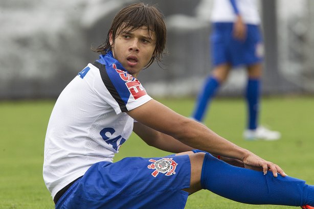 Durante o jogo-treino contra o Audax esta manhã no CT Joaquim Grava, Parque Ecológico do Tiete, zona leste de São Paulo. O próximo jogo da equipe será dia 17/07, contra o Internacional/RS, na Arena Corinthians, válido pela 10ª rodada do Campeonato Brasileiro de 2014