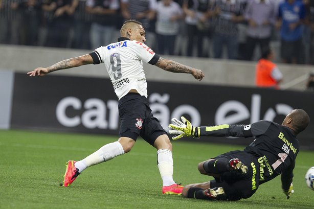 Durante o jogo entre Corinthians x Internacional/RS, realizada esta noite na Arena Corinthians, válida pela 10ª rodada do Campeonato Brasileiro de 2014