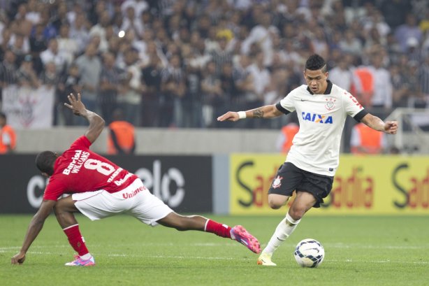 Durante o jogo entre Corinthians x Internacional/RS, realizada esta noite na Arena Corinthians, válida pela 10ª rodada do Campeonato Brasileiro de 2014