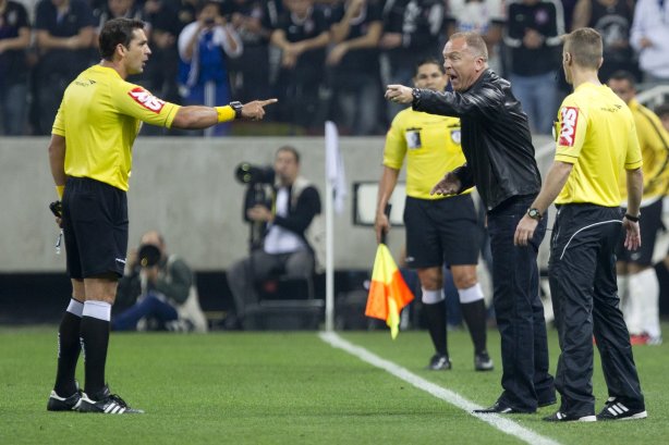 Durante o jogo entre Corinthians x Internacional/RS, realizada esta noite na Arena Corinthians, válida pela 10ª rodada do Campeonato Brasileiro de 2014