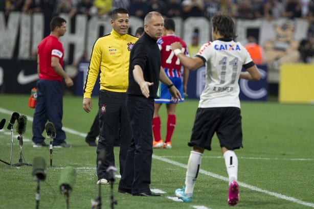 Durante o jogo entre Corinthians x Bahia/BA, realizada esta noite na Arena Corinthians, jogo de ida válido pela Copa do Brasil 2014