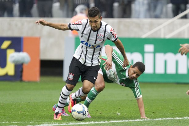 Durante o jogo entre Corinthians x Palmeiras, realizado esta tarde na Arena Corinthians, válido pela 12ª rodada do Campeonato Brasileiro de 2014