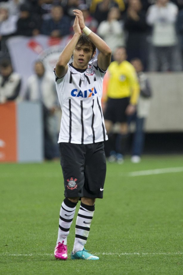 Durante o jogo entre Corinthians x Palmeiras, realizado esta tarde na Arena Corinthians, válido pela 12ª rodada do Campeonato Brasileiro de 2014