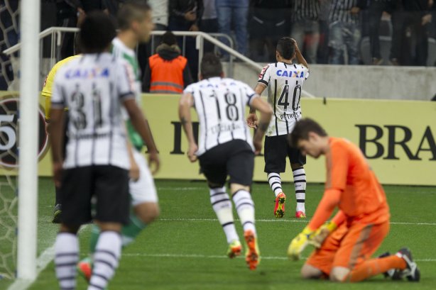 Durante o jogo entre Corinthians x Palmeiras, realizado esta tarde na Arena Corinthians, válido pela 12ª rodada do Campeonato Brasileiro de 2014