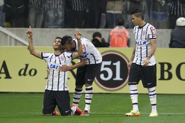 Durante o jogo entre Corinthians x Palmeiras, realizado esta tarde na Arena Corinthians, válido pela 12ª rodada do Campeonato Brasileiro de 2014