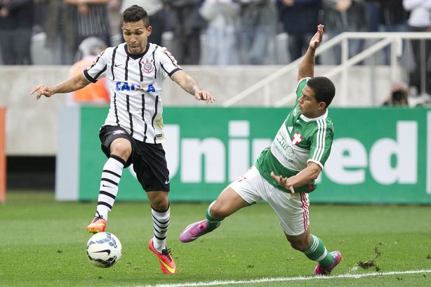 Durante o jogo entre Corinthians x Palmeiras, realizado esta tarde na Arena Corinthians, válido pela 12ª rodada do Campeonato Brasileiro de 2014