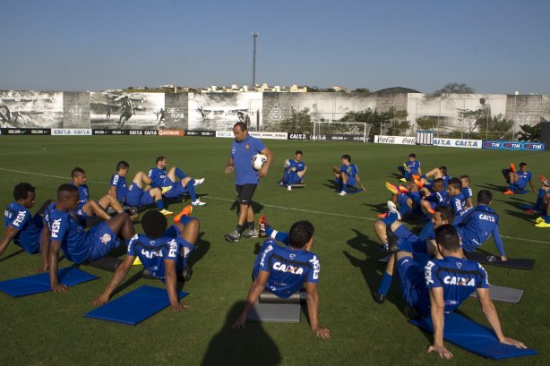 Durante o treino desta tarde no CT Joaquim Grava, Parque Ecológico do Tiete, zona leste de São Paulo. O próximo jogo da equipe será domingo, dia 03/08, contra o Coritiba, no estádio Couto Pereira, jogo válido pela 13ª rodada do Campeonato Brasileiro de 2014