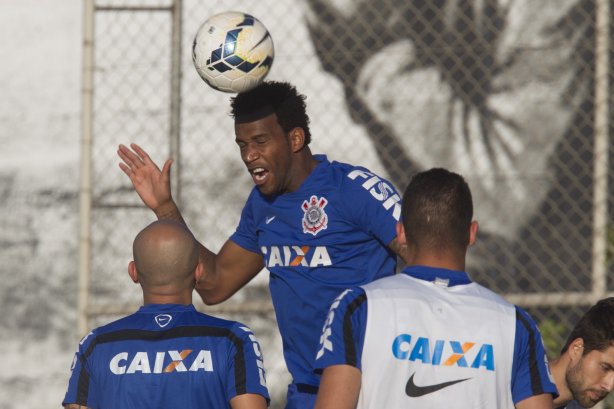 Durante o treino desta tarde no CT Joaquim Grava, Parque Ecológico do Tiete, zona leste de São Paulo. O próximo jogo da equipe será domingo, dia 03/08, contra o Coritiba, no estádio Couto Pereira, jogo válido pela 13ª rodada do Campeonato Brasileiro de 2014