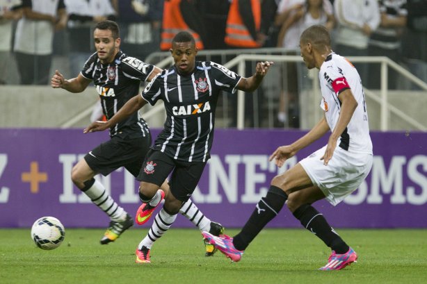 Durante o jogo entre Corinthians x Atlético-MG, realizado esta noite na Arena Corinthians, válido pela 20ª rodada do Campeonato Brasileiro de 2014