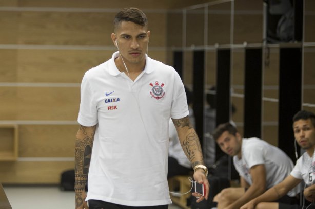 Nos vestiários antes do jogo entre Corinthians x Atlético-MG, realizado esta noite na Arena Corinthians, válido pela 20ª rodada do Campeonato Brasileiro de 2014