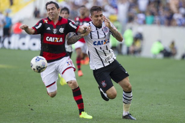 Durante o jogo entre Flamengo x Corinthians, realizado esta tarde no estádio do Maracanã, válido pela 21ª rodada do Campeonato Brasileiro de 2014
