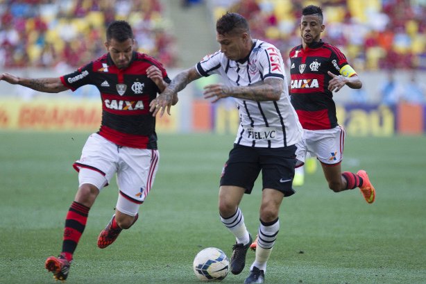 Durante o jogo entre Flamengo x Corinthians, realizado esta tarde no estádio do Maracanã, válido pela 21ª rodada do Campeonato Brasileiro de 2014
