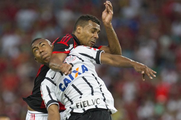Durante o jogo entre Flamengo x Corinthians, realizado esta tarde no estádio do Maracanã, válido pela 21ª rodada do Campeonato Brasileiro de 2014