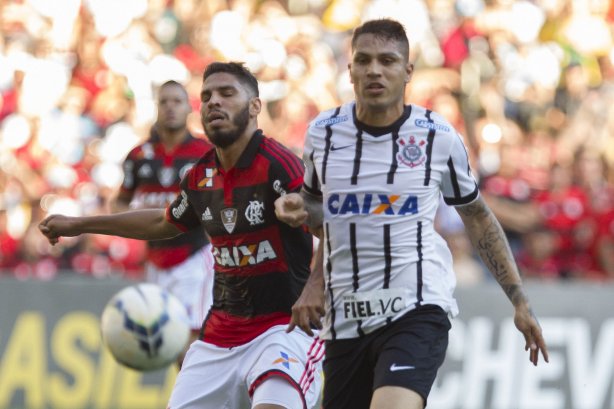 Durante o jogo entre Flamengo x Corinthians, realizado esta tarde no estádio do Maracanã, válido pela 21ª rodada do Campeonato Brasileiro de 2014