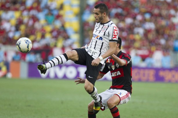 Durante o jogo entre Flamengo x Corinthians, realizado esta tarde no estádio do Maracanã, válido pela 21ª rodada do Campeonato Brasileiro de 2014
