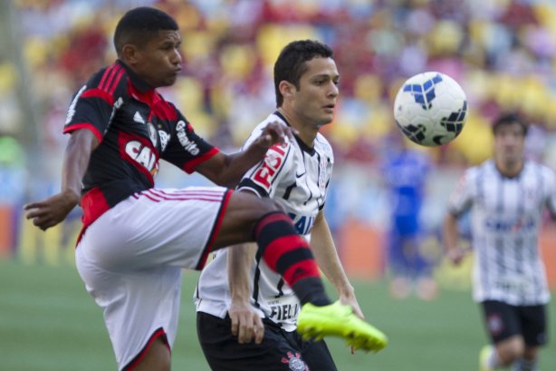 Durante o jogo entre Flamengo x Corinthians, realizado esta tarde no estádio do Maracanã, válido pela 21ª rodada do Campeonato Brasileiro de 2014