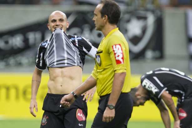 Durante o jogo entre Botafogo x Corinthians, realizado esta noite na Arena Amazônia, válido pela 28ª rodada do Campeonato Brasileiro de 2014