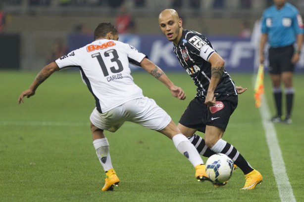 Durante a partida entre Atlético-MG x Corinthians, realizado esta noite no Mineirão, jogo da volta pela Copa do Brasil 2014