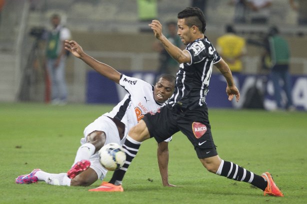 Durante a partida entre Atlético-MG x Corinthians, realizado esta noite no Mineirão, jogo da volta pela Copa do Brasil 2014