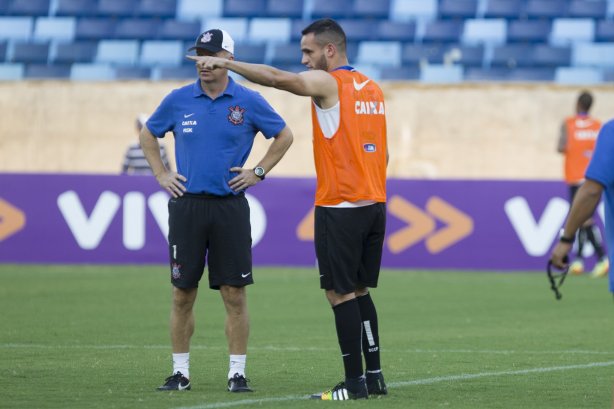 Durante o treino desta tarde na Arena Pantanal, em Cuiaba/MT. O próximo jogo da equipe será amanhã, quarta-feira, dia 22/10, contra o Vitoria/BA, pela 30ª rodada do Campeonato Brasileiro de 2014