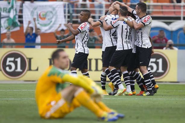 Durante a partida entre Palmeiras x Corinthians, realizada esta tarde no estádio do Pacaembu, válida pela 31ª rodada do Campeonato Brasileiro de 2014