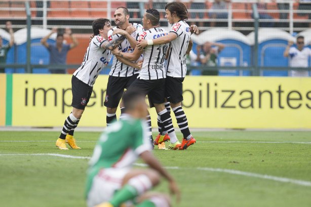 Durante a partida entre Palmeiras x Corinthians, realizada esta tarde no estádio do Pacaembu, válida pela 31ª rodada do Campeonato Brasileiro de 2014