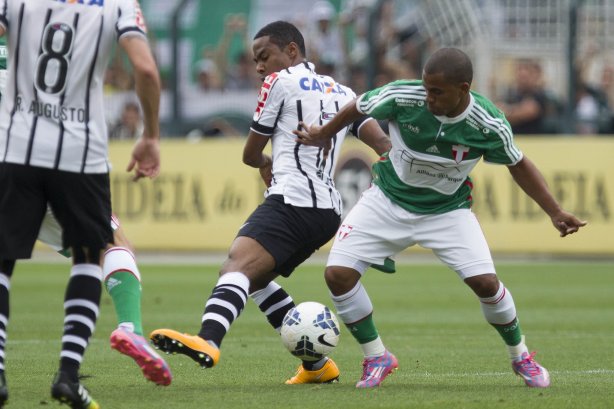 Durante a partida entre Palmeiras x Corinthians, realizada esta tarde no estádio do Pacaembu, válida pela 31ª rodada do Campeonato Brasileiro de 2014