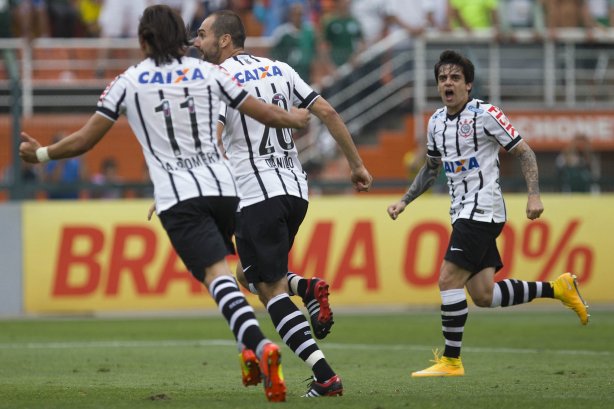 Durante a partida entre Palmeiras x Corinthians, realizada esta tarde no estádio do Pacaembu, válida pela 31ª rodada do Campeonato Brasileiro de 2014