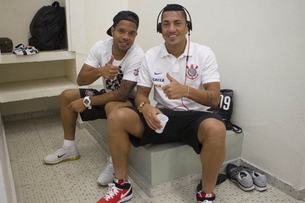 Nos vestiários da partida entre Palmeiras x Corinthians, realizada esta tarde no estádio do Pacaembu, válida pela 31ª rodada do Campeonato Brasileiro de 2014